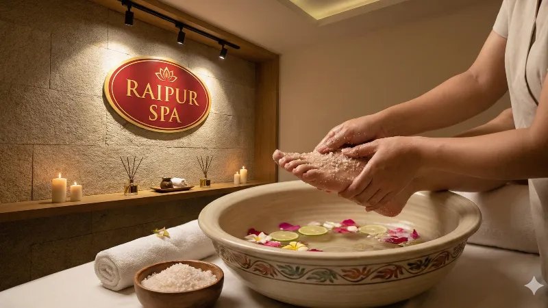 Rejuvenating Foot Massage with Exfoliating Scrub